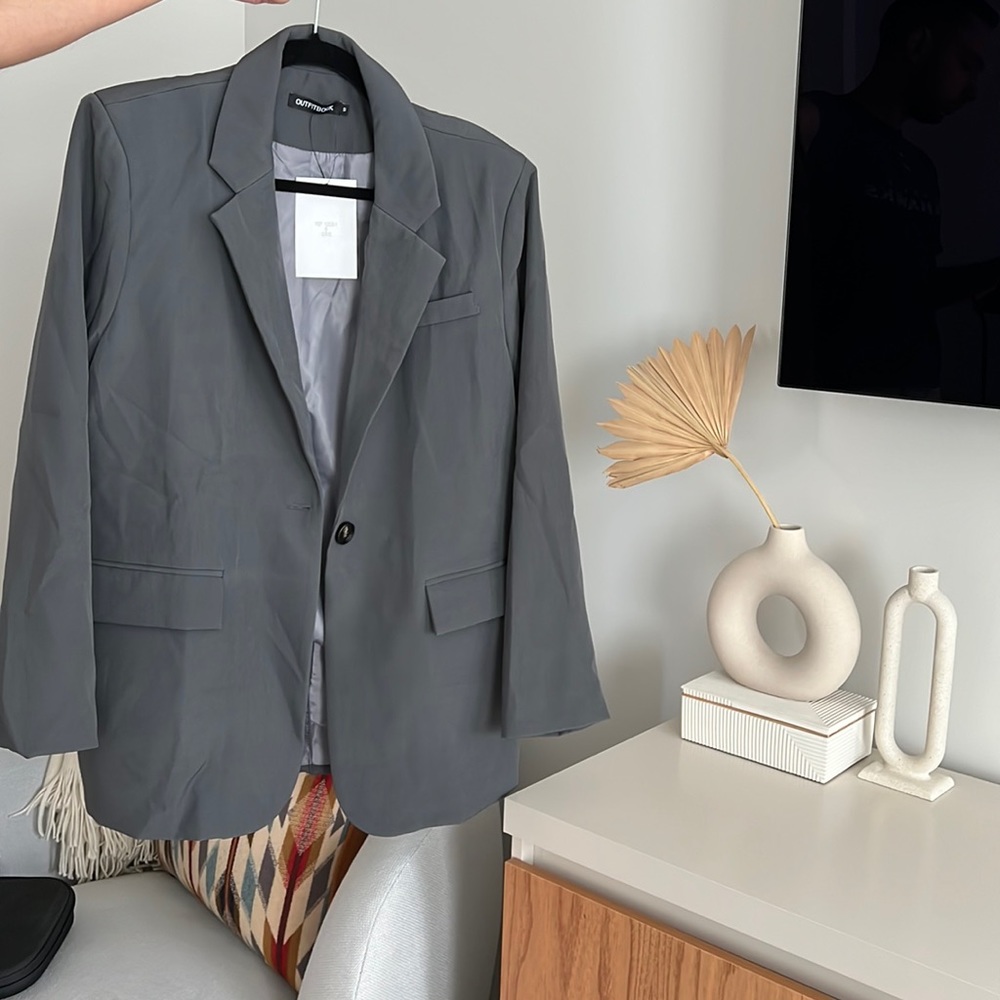 Oversized Charcoal blazer